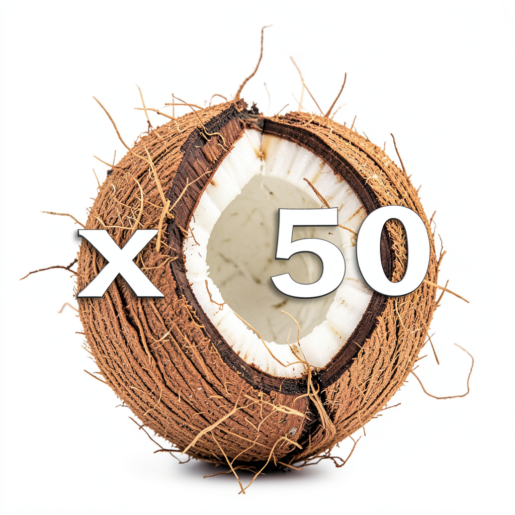 50 coconuts